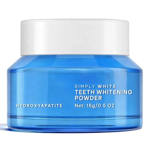 BHMSHY Enamel-Safe Teeth Whitening Powder with Papain Enzyme and Niacinamide