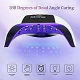 LKE 268W Professional UV LED Nail Dryer with 57 Beads and Automatic Sensor