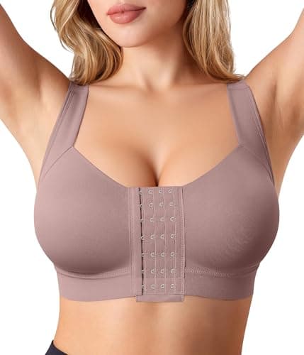 BRABIC Women's Front-Closure Surgical Compression Recovery Bra Bralette