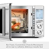 Breville BMO870BSS Combi Wave 3-in-1 Microwave, Air Fryer & Convection Oven