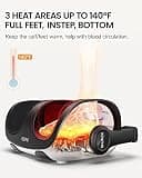Renpho 4-in-1 Heated Shiatsu Foot and Calf Massager for Deep Tissue Kneading