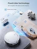 Vyzzle D10 Ultra-Slim 3.27-inch Robot Vacuum with Integrated LiDAR Navigation