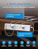 Meross HomeKit Smart Power Strip with 4 AC Outlets and 4 USB Charging Ports