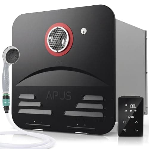 APUS 68,000 BTU High-Capacity RV Tankless Water Heater for Standard Cutouts