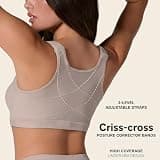 Leonisa Multi-Functional Posture Corrector Wireless Front Closure Sports Bra