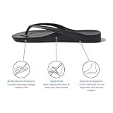 Archies Orthotic Arch Support Men's Flip Flop with Custom Closed-Cell Foam