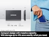 Samsung T7 1TB Portable Solid State Drive - 1050MB/s USB 3.2 Gen 2 External