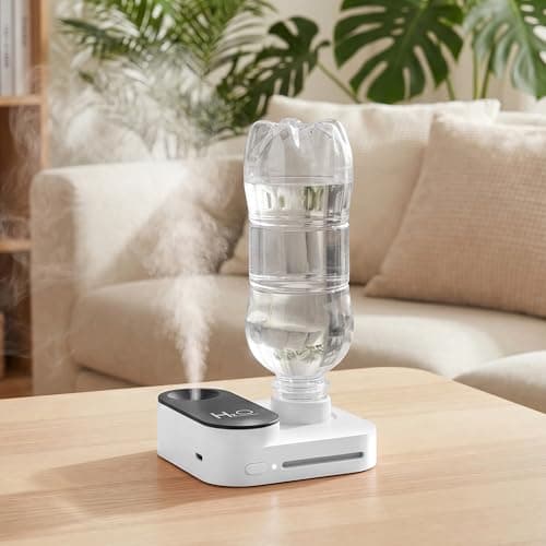 NAP2WELL Travel Humidifier, Minimalist Pocket-Sized Bottle-Top Design