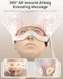 Artmory Electric Head and Eye Massager with 6-Level Heat and Kneading