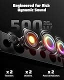 Ehaho 26-Inch UTV Soundbar with Bluetooth 5.4, Auracast, and RGB Lighting