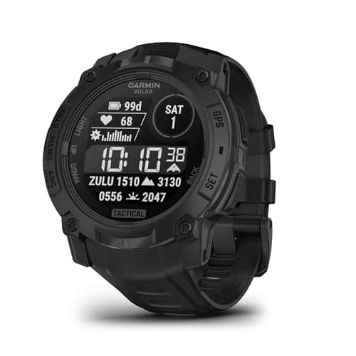 Garmin Instinct 3 Solar Tactical Edition Rugged Military GPS Smartwatch