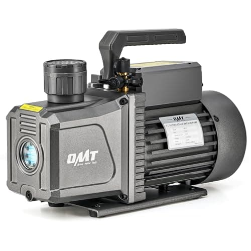 Orion Motor Tech 9 CFM 3/4 HP 2-Stage Rotary Vane HVAC Air Vacuum Pump