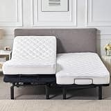 Quilted Microfiber Split King Waterproof Mattress Protector Pad (2-Pack)