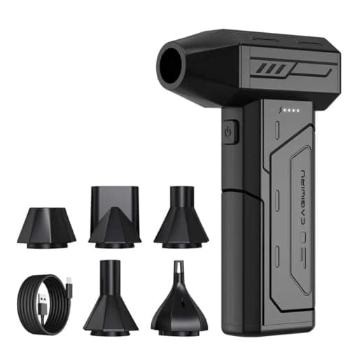 Cordless Electric Air Duster 130,000 RPM Brushless Motor with LED Light