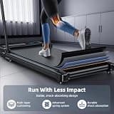 Ulfario 3-in-1 Folding Walking Pad with Remote Pause and 5-Layer Running Belt