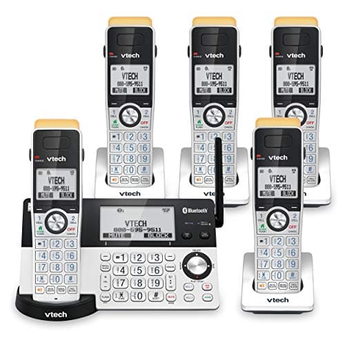 VTech IS8151-5 Super Long Range 5-Handset Cordless Phone with Answering Machine