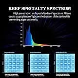 SMATFARM 95W Dimmable Full Spectrum Marine Tank Light with Group Control Program