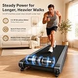Jogwell Extra-Wide Auto Incline Walking Pad with 3.5HP Motor and 450 LBS Capacity