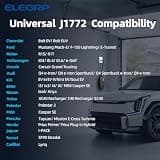 ELEGRP Portable Level 1 & 2 EV Charger, 16A Dual Voltage, IP67, 25-Foot Cable
