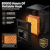 EdenPURE Classic CopperPLUS 1500W Portable Infrared Zone Space Heater