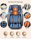 RELX Full Body SL-Track Smart Massage Chair with AI Voice Controls & Heat