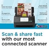 Fujitsu ScanSnap iX2500 Wireless Desktop Document Scanner with Touchscreen