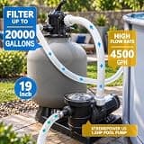 XtremepowerUS 19-Inch 4,500 GPH Commercial-Grade Sand Filter Pump System