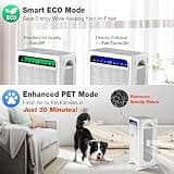 KNKA APH4000 Heavy-Duty Dual Intake HEPA Air Purifier for Large Open Spaces