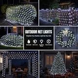 Dazzle Bright 360 LED Connectable Outdoor Christmas Net Lights, 12x5ft