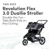 BOB Gear Revolution Flex 3.0 Duallie Jogging Stroller with 100-Lb Capacity