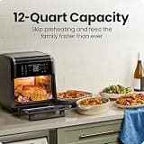 Chefman 12-Quart 5-in-1 Air Fryer Oven with Digital Controls and Presets
