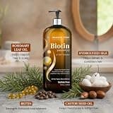 Majestic Pure Biotin Volumizing Shampoo for Hair Loss with DHT-3 Blocker (16 fl oz)