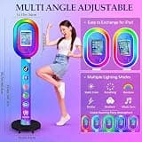 ZLPOWER iPad Selfie Station Photo Booth Stand Shell with RGB Beauty Ring Light