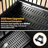 Oranland 48-Inch Heavy Duty Indestructible Steel Dog Crate with Baseplate