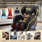 VireoNest 180-Degree Zero Gravity Massage Chair with Dual-Zone Lumbar Heat