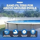 SWIMLINE HYDROTOOLS 12-Inch 1,980 GPH Complete Sand Filter Pump System