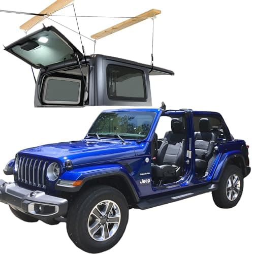 RackWizard Hard Top Removal Lift Hoist for Jeep Wrangler and Ford Bronco