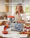 VEVOR Commercial Electric Tomato Strainer 370W