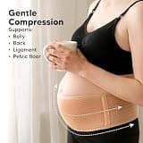 KeaBabies 360-Degree Ergonomic Maternity Support Belt for Active Moms