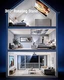 Smart 4K Ceiling Projector with 2500 ANSI Lumens and Built-In Google TV