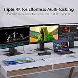 WAVLINK 160W DisplayLink Triple 4K Docking Station for Mac and Windows