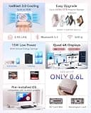 GEEKOM A5 2026 Edition Mini PC with AMD Ryzen 5 7430U, 16GB RAM, 512GB
