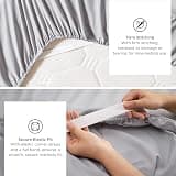 Bedsure GentleSoft Breathable Twin XL Sheet Set with 21-Inch Extra-Deep Pockets