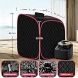 FniOk Entry-Level Portable Home Steam Sauna with 2.6L Steam Generator