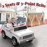 ANPABO Licensed Ford F-150 24V 2-Seater Ride-On Truck with 4WD and 20-Inch Seat