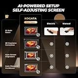 Kogata Portable Smart Movie Projector with 50W Dolby Sound