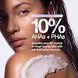 DERMAdoctor KP Bump Eraser Body Scrub with 10% AHA and PHA Chemical Exfoliation