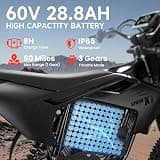 QRONGE X1 Spark 60V 28.8Ah Mid-Drive Electric Dirt Bike, 4500W Peak Output