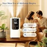 LEVOIT OasisMist 450S Smart Warm and Cool Mist Dual-Duct Humidifier, 4.5L