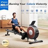 MERACH Q1S Manual 16-Level Magnetic Dual Slide Rail Home Rowing Machine